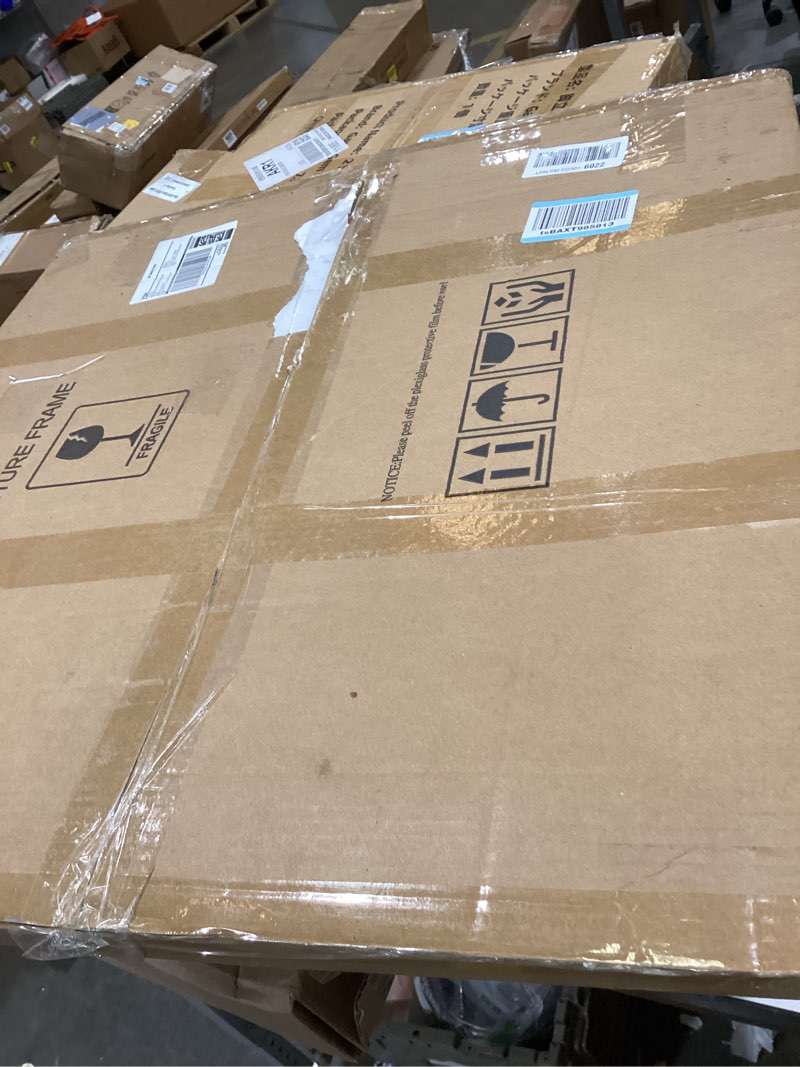 Condition photo showing Good Condition for VNVNK 23x23 Frame White, Perfect for 23x23 Inch Picture without Mat or 19x19 Inch Picture with Mat, Home Wall Decor Picture Frame-1 PCS 23x23 White