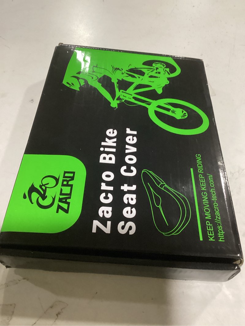 Zacro Bike Seat Cushion - Gel Padded Cover for Men Women Comfort, Extra Soft Exercise Bicycle Compat