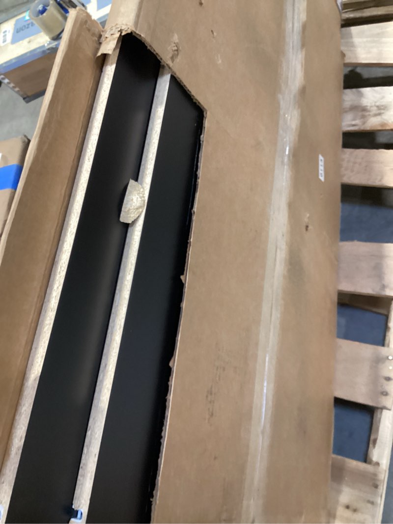 Condition photo showing As Is for officesimpli large washer dryer countertop with shelf - 30 x 58 inch - made in usa laundry countertop over washer and dryer with non-slip pads, storage shelf, laundry topper organizer, gracier white