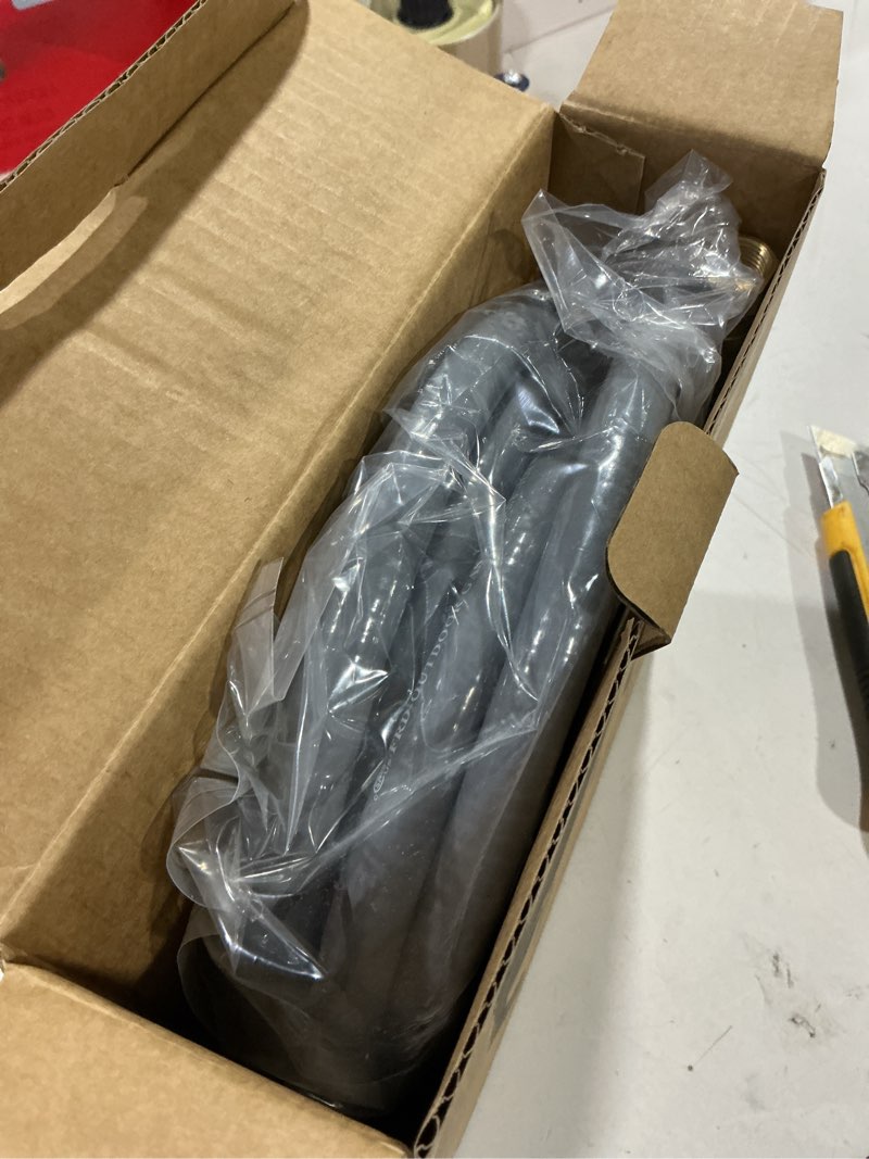 Condition photo showing New/Like New for gaspro 12 feet 3/8" id natural gas hose, low pressure lpg hose with quick connect, for weber, char-broil, pizza oven, patio heater and more