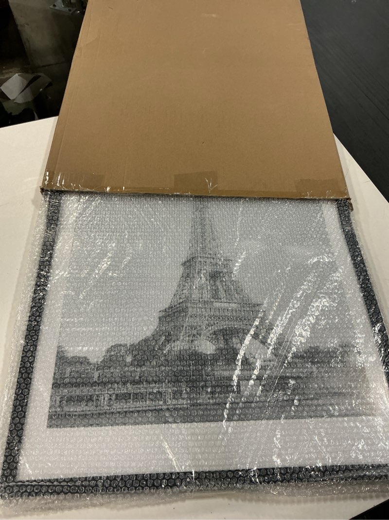 Condition photo showing New/Like New for upsimples 18x24 Picture Frame, Display Pictures 16x20 with Mat or 18 x 24 Without, Wall Hanging Poster Frames, Black, 1 Pack Black 18x24