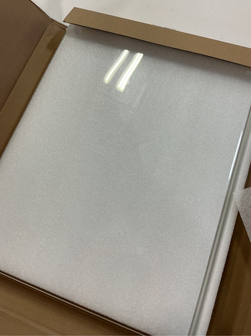 Condition photo showing Good Condition for Clear Tempered Glass Cutting Board for kitchen with Counter Lip,Glass Chopping Board, Scratch-Resistant,Non-Slip (Clear)