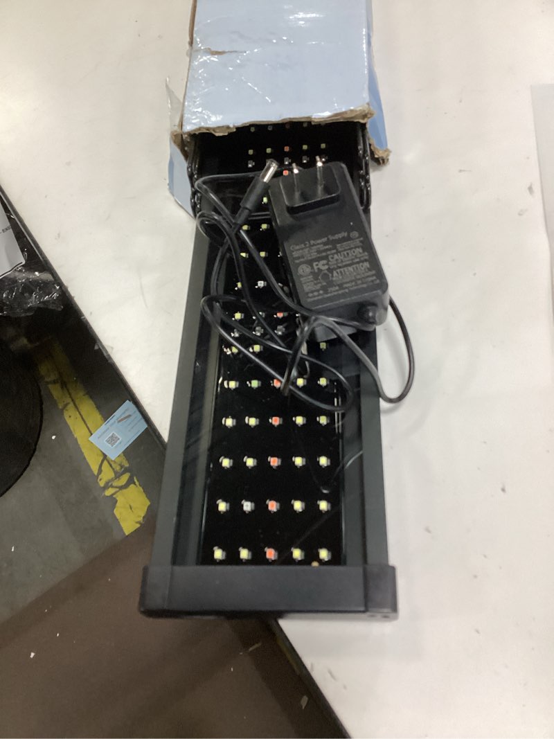 Condition photo showing Good Condition for Bluetooth LED Aquarium Light with APP Control, 3 Modes for 48-54 Inch Fish Tank Light with Full Spectrum White Blue Red Green Lights, IP68 Waterproof with Extendable Brackets for Freshwater