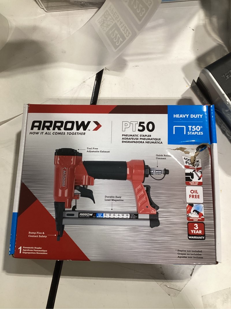 Condition photo showing New/Like New for givimo pneumatic staple gun 21 gauge upholstery stapler