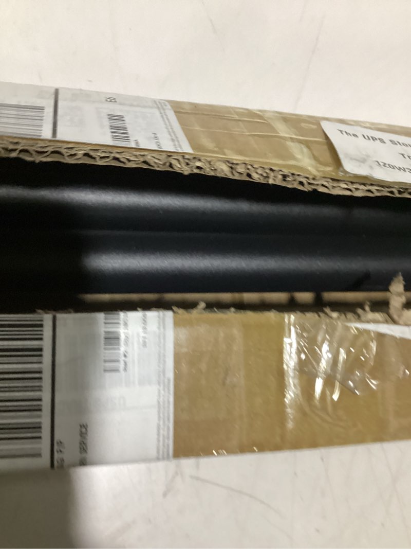 Condition photo showing As Is for Blulu Extra Long 39.37" -114.17" Garland Hanger for Front Door Frame Adjustable Garland Wreath Hanger for Christmas Thanksgiving Decorations Different Door Window Widths Decor, No Nails Screws(Black)