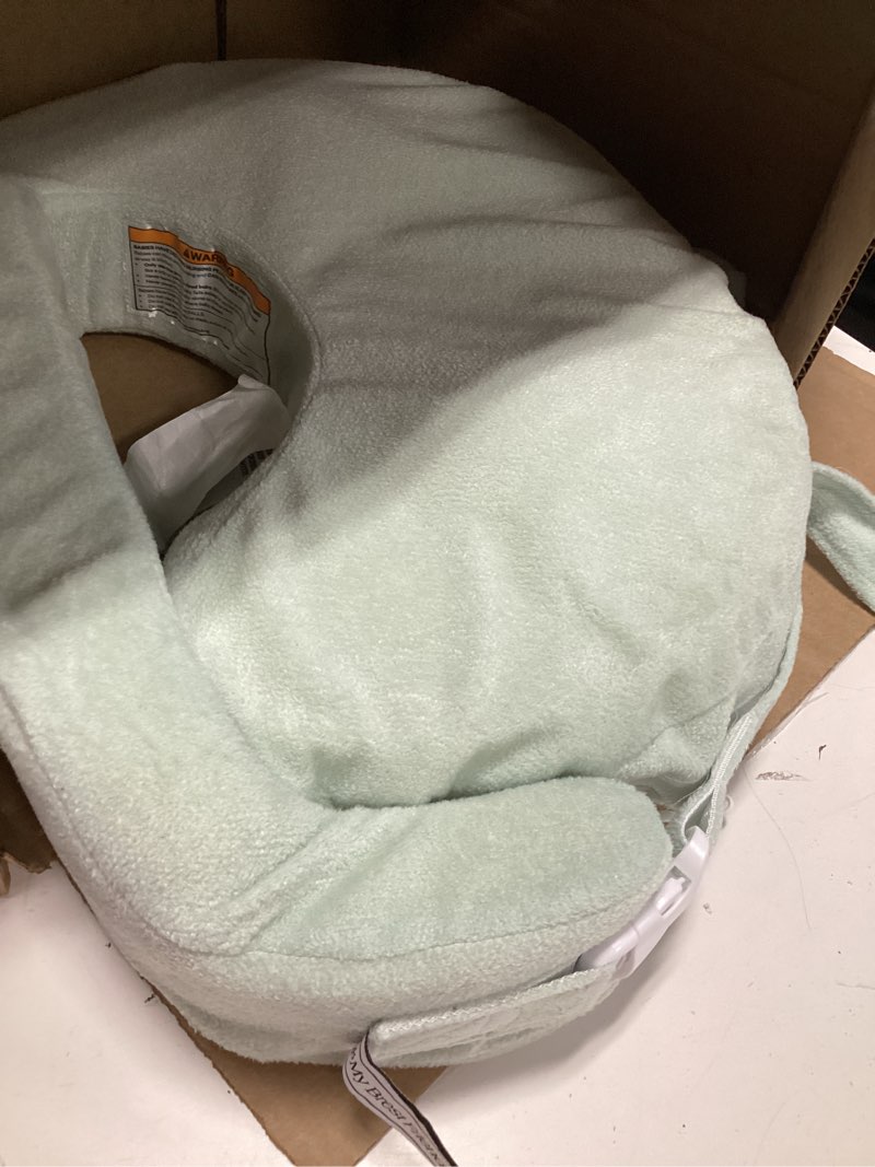 Condition photo showing Good Condition for my brest friend nursing pillow - deluxe - enhanced comfort w/slipcover - ergonomic breastfeeding pillow for ultimate support for mom & baby - adjustable pillow w/handy side pocket, spring green