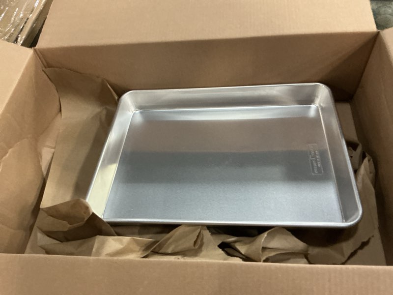 Condition photo showing Good Condition for Wilton Recipe Right Non-Stick Oblong Cake Pan, Heats Evenly for Years of Baking Perfection,13 x 9-inches