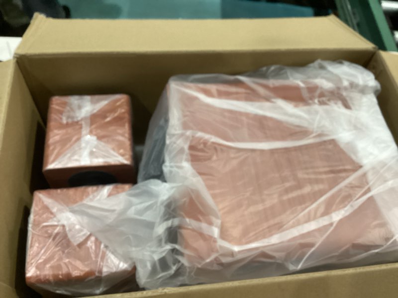 Condition photo showing Good Condition for Computer Speakers with Subwoofer, 2.1 Gaming Speaker System for Desktop PC, 6.5" Deep Bass, Bluetooth 5.3, AUX/RCA/Optical/Coaxial, Surround Sound for PC/Monitor/TV - Brown