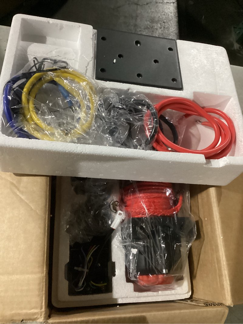 Condition photo showing Good Condition for X-BULL 4500 lbs Winch 12V Electric Winch Kits with Fairlead, ATV/UTV Winch with Waterproof Synthetic Rope Winch with Wireless Remotes and Mounting Bracket