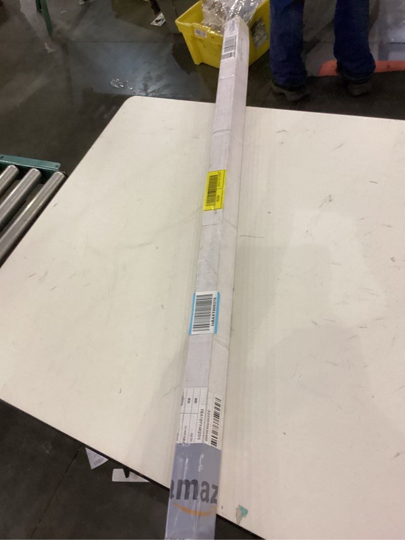 Condition photo showing As Is for 48 inch Ceiling Fan Downrod,48" Height Ceiling Fan included 9 Extension Wire for Wide Range of Fans Down Rod, Unthreaded,Dia 1.02'',Black Black 48