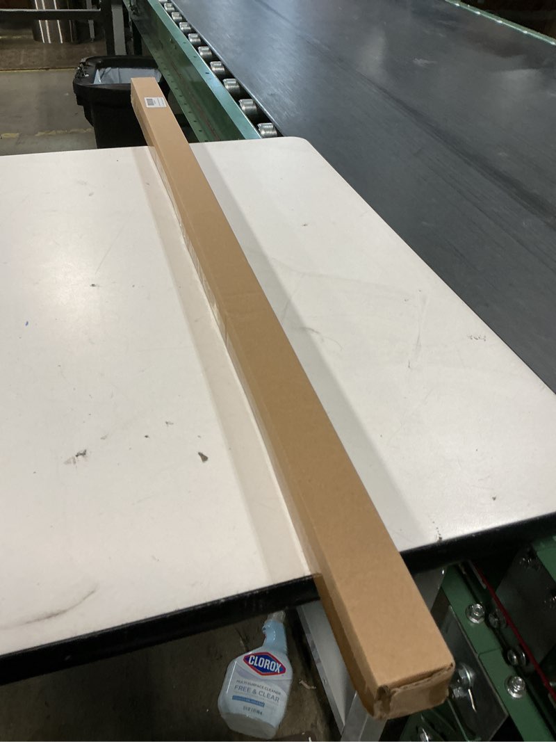 Condition photo showing New/Like New for amazer spring tension shower curtain rod, 42-72 inches rust-resistance tension curtain rod bathroom rod, adjustable shower curtain rod no drill, nickel 42-72 inches nickel