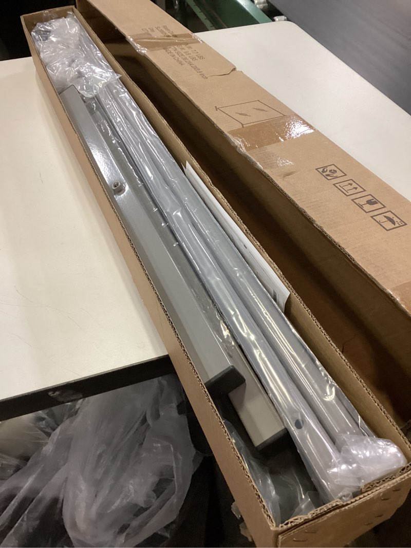 Condition photo showing Good Condition for RANTILA Single Large Panel Room Divider, Privacy Screen for Office, Partition Separators, Freestanding Divider 71''W x 69.5''H, Grey Grey 1 Large Panel