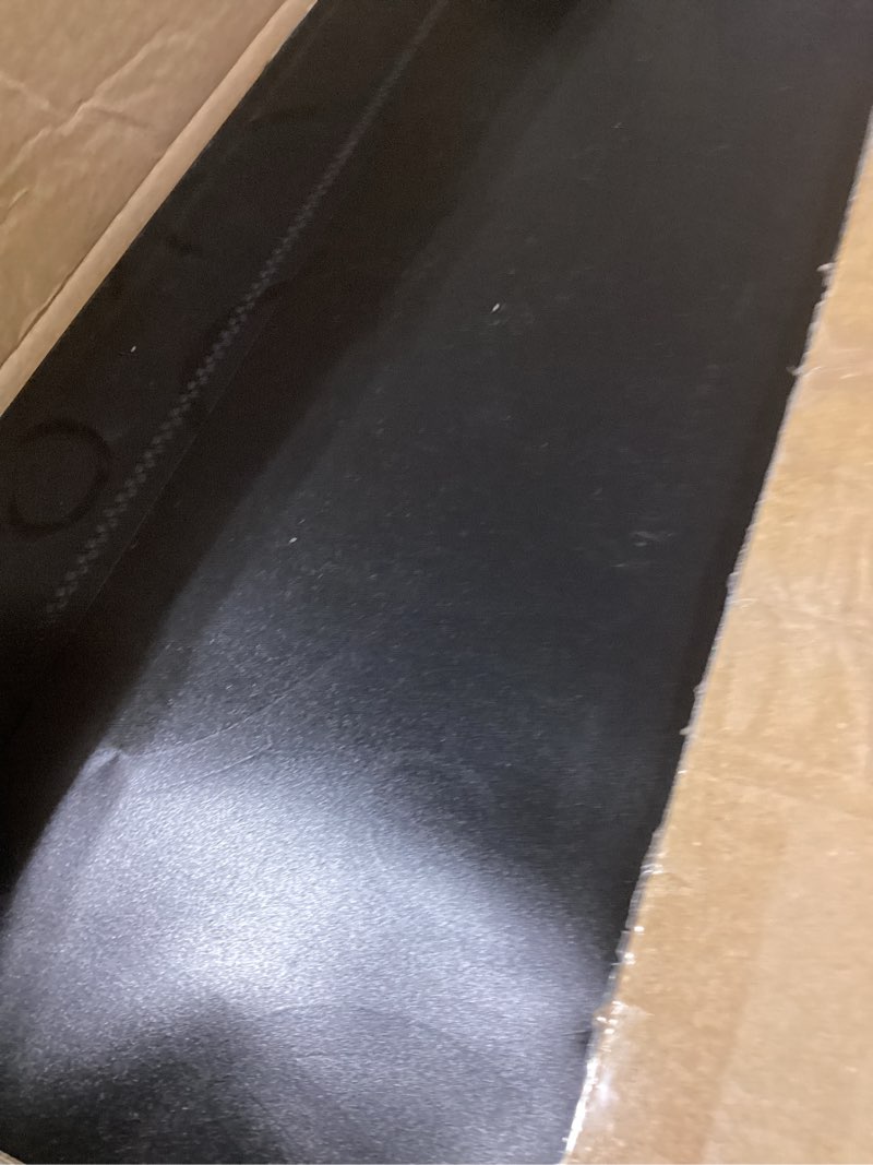 Condition photo showing As Is for ekisemio 12 tier shoe rack tall, shoe rack organizer, large capacity holds 34-50 pairs, boot rack organizer for entryway, closet, garage, black 2 row 12 tiers