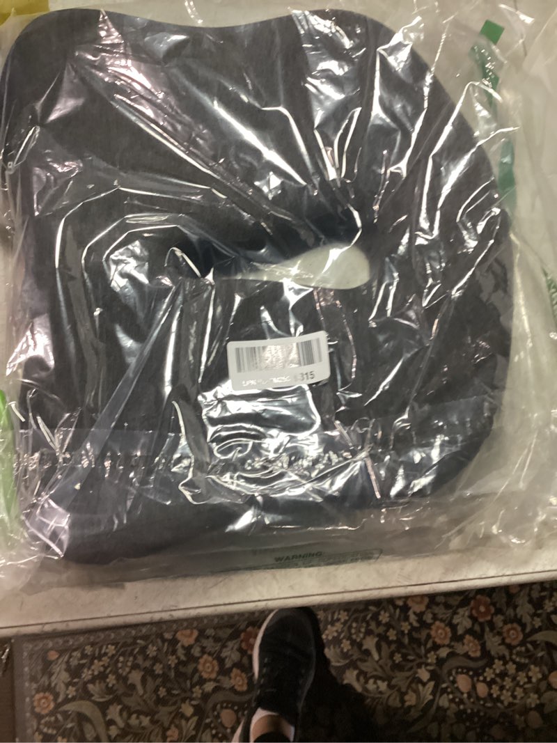 Condition photo showing New/Like New for HOMBYS Memory Foam Bed Sore Cushions for Butt,Bedsore Pressure Relief Pillow for Sleeping and Sitting,Cushion for Bed Sores on Buttocks, T Shaped Opening Tailbone Pillow, Patent Pending(Dark Grey)
