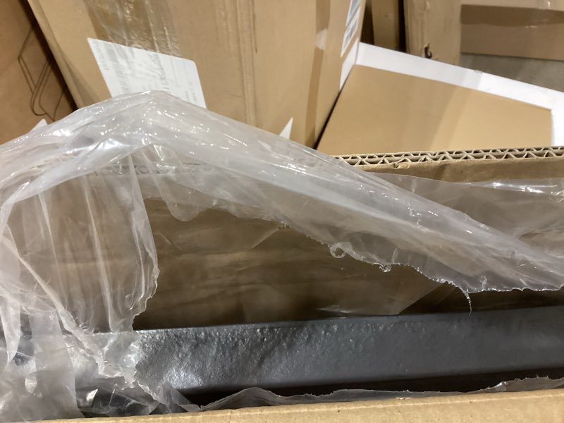 Condition photo showing As Is for onlyfire 7599 genesis ii griddle replacement for weber genesis ii 300 & 600 series, cast iron cooking griddle for weber genesis ii lx 3 4 6 burner gas grills griddle insert flat top griddle plate weber 7599