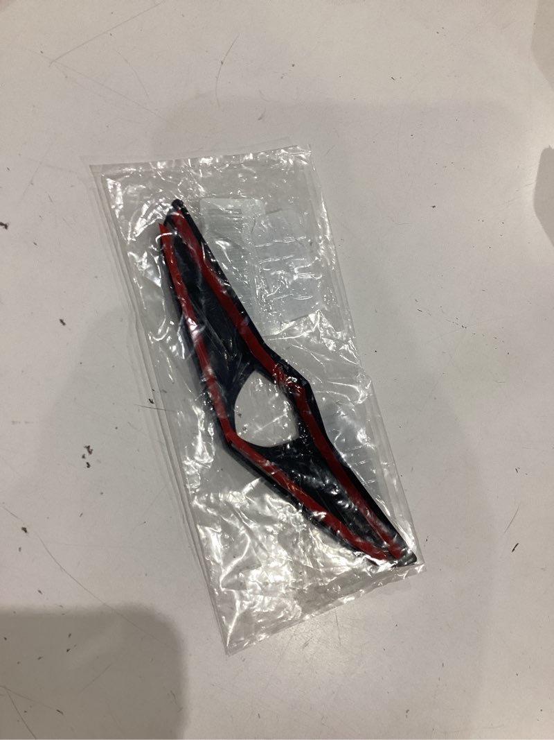 Condition photo showing Good Condition for kolya front emblem badge cover compatible with 2021 2022 2023 2024 genesis gv80 accessories hood center wing emblem logo molding trim (glossy black)