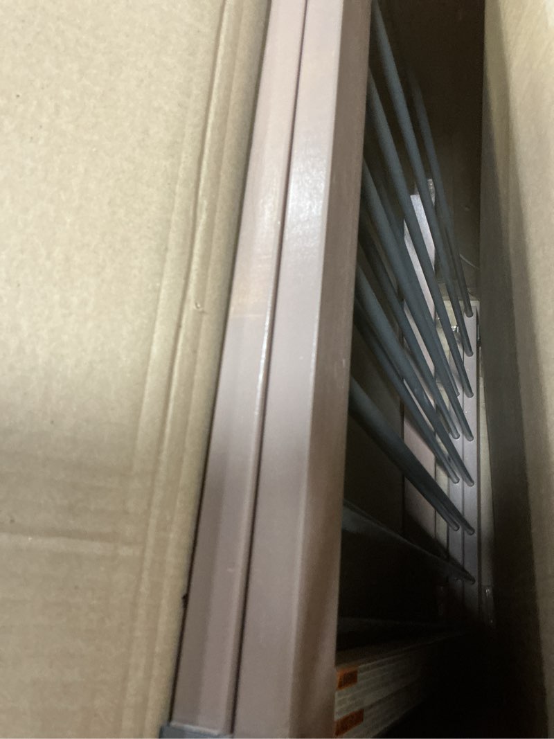 Condition photo showing Good Condition for Regalo Heritage and Home Wooden Extra Wide Stairway and Hallway Walk Through Baby Safety Gate with Mounting Kit Wooden 23.5-42"W x 30"H