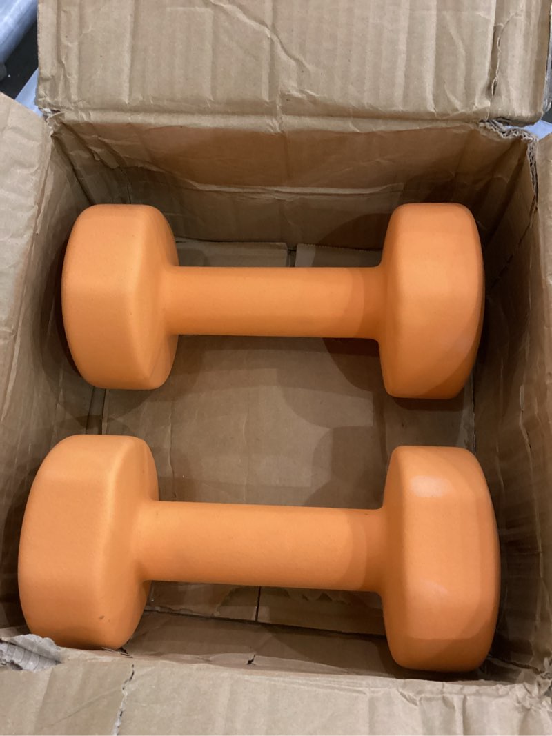 Dumbells 2 pack -15 pounds orange