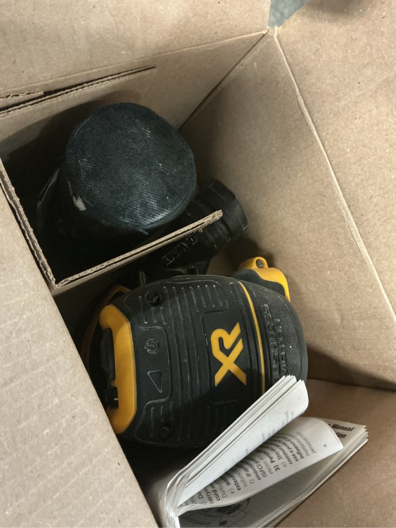 Condition photo showing As Is for DEWALT 20V MAX Orbital Sander, Tool Only (DCW210B)