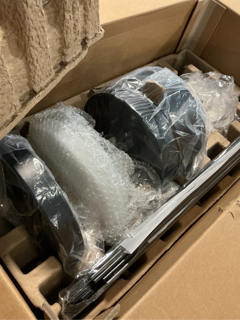 Condition photo showing As Is for  Globe Electric Dayton 52-in Color-Changing Outdoor Smart Black