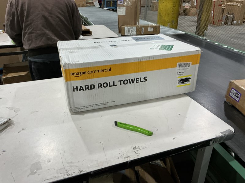 Hard roll towels