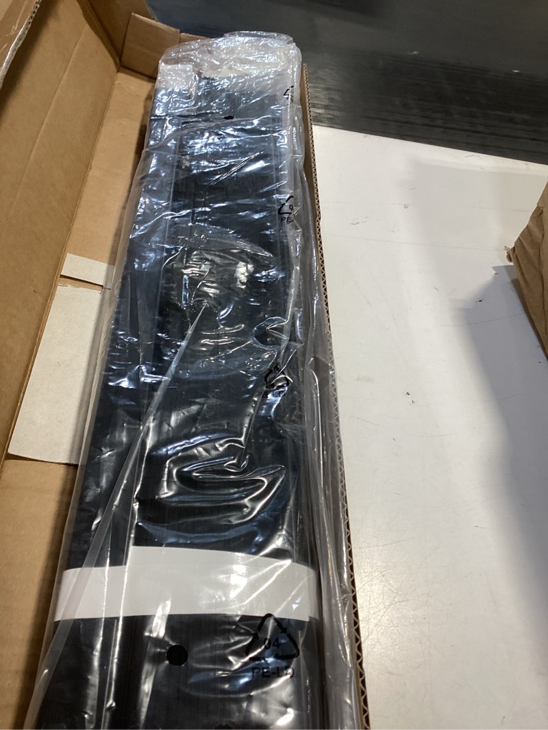 Condition photo showing Good Condition for No Drill Blinds for Windows 1" Vinyl L-Shaped Slats Cordless Mini Blinds for Home, for Window Size 25" W × 64" H Black Black 25" W × 64" H