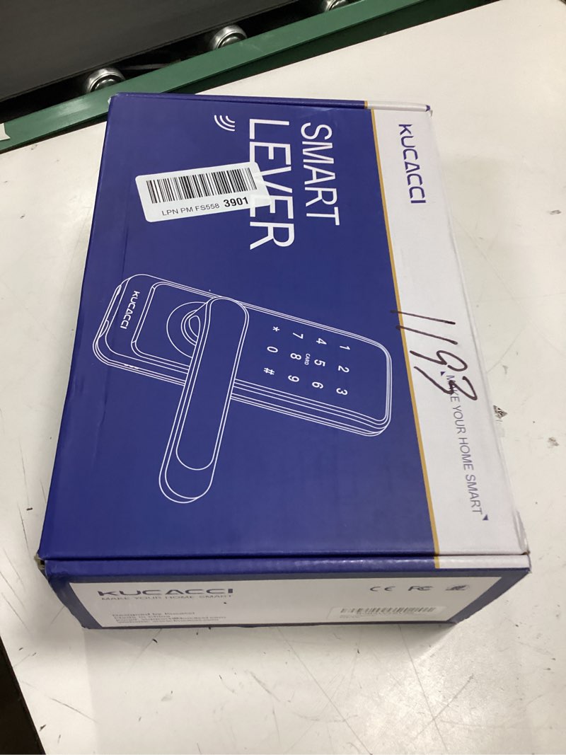 Condition photo showing Good Condition for  Smart Lock, Kucacei Fingerprint..al Electronic Door Lock Security NEW