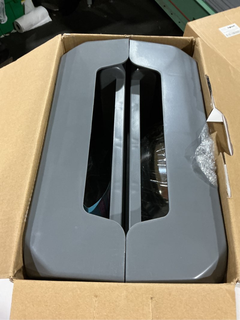 Condition photo showing Good Condition for elevated dog bowls for large dogs 5 adjustable heights 7.5"-15.4", 2 x-large 10” stainless steel bowls, heavy duty raised dog bowl stand foldable pet feeder for dogs shoulder height over 15”, grey grey 10" for large dogs