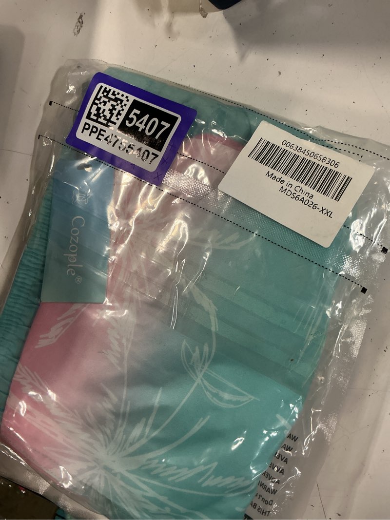 Condition photo showing New/Like New for xxl lollipie mens swim trunks with compression liner 5.5  inseam quick dry bathing suit lightweight swimming shorts bathing trunks swimwear board shorts