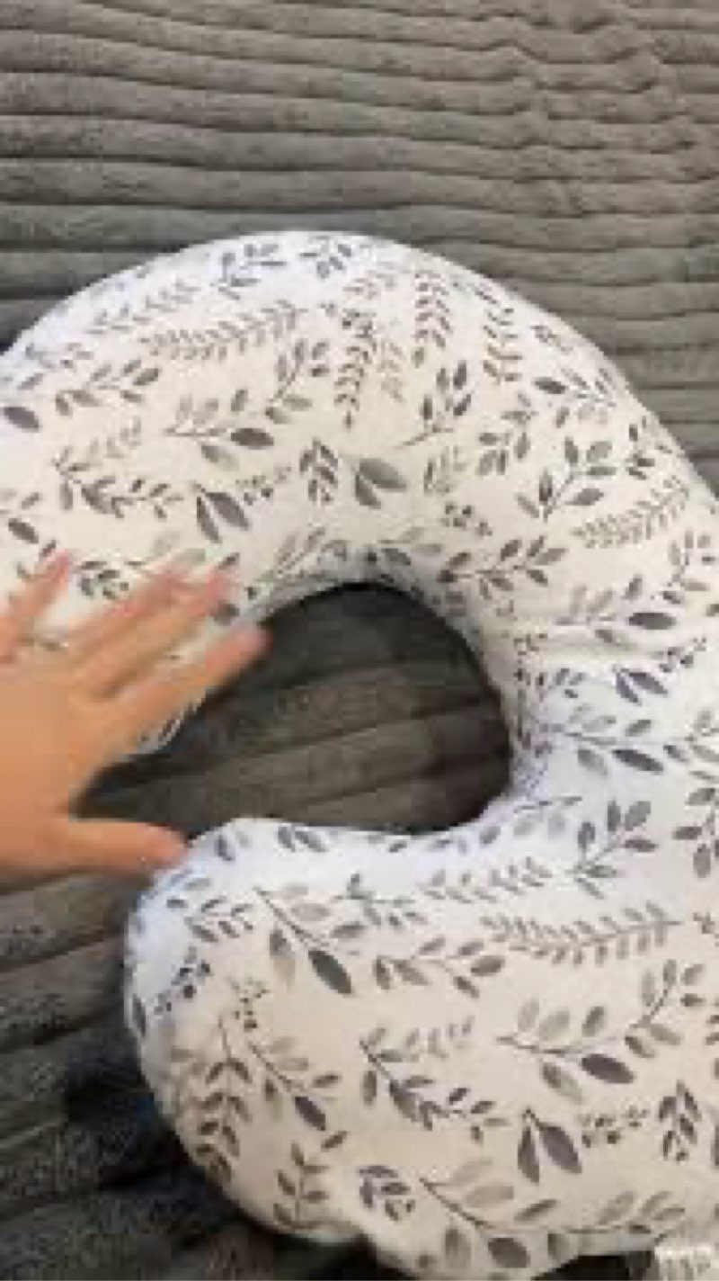 Boppy Nursing Pillow Original, #1 Selling Nursing Pillow- Gray Taupe Leaves