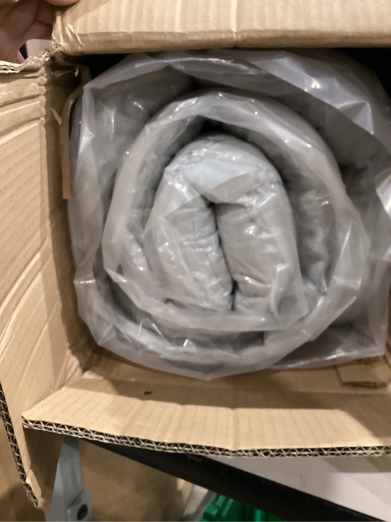 Condition photo showing New/Like New for King Size Headboard Wall Mount Headboards for Backrest Bed Support High-Density Sponge Soft Head Board Tufted Upholstered Head Boards for Bedroom(Beige+Gray, King) King Beige+gray