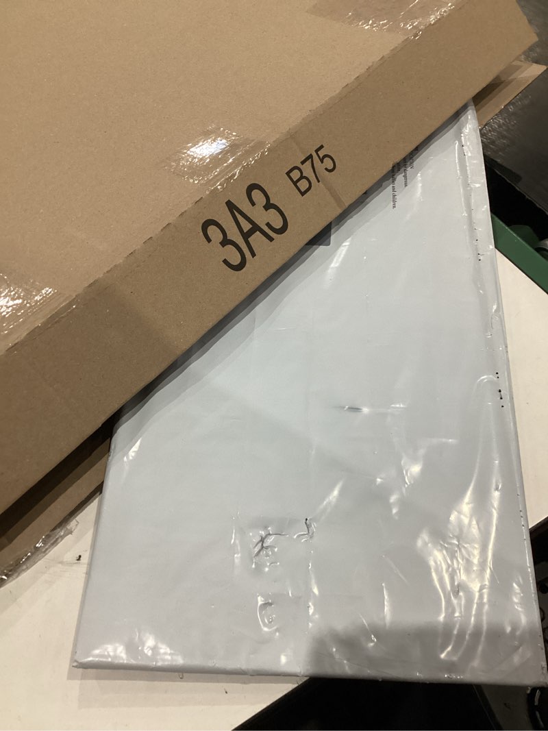 Condition photo showing As Is for PATIKIL 24"x12" Wire Grid Panel, 1 Pack Wall Grid Decorative Panels Board Photo Pictures Display Decor Hanging Organizer for Home Office, Black 24"x12" Black