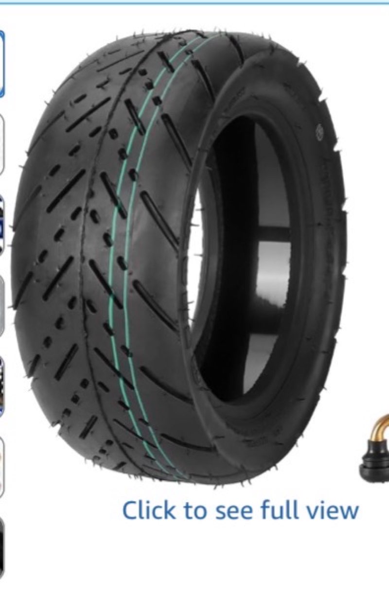 CMIYETO 90/65-6.5 Vacuum Tubeless Tire Self Repair Tyre with Glue for E-Scooter Motor Electric Scoot