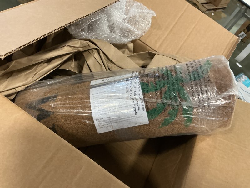 Condition photo showing New/Like New for KAF Home - 17 x 30 Coir Doormat - Welcome Palm Trees