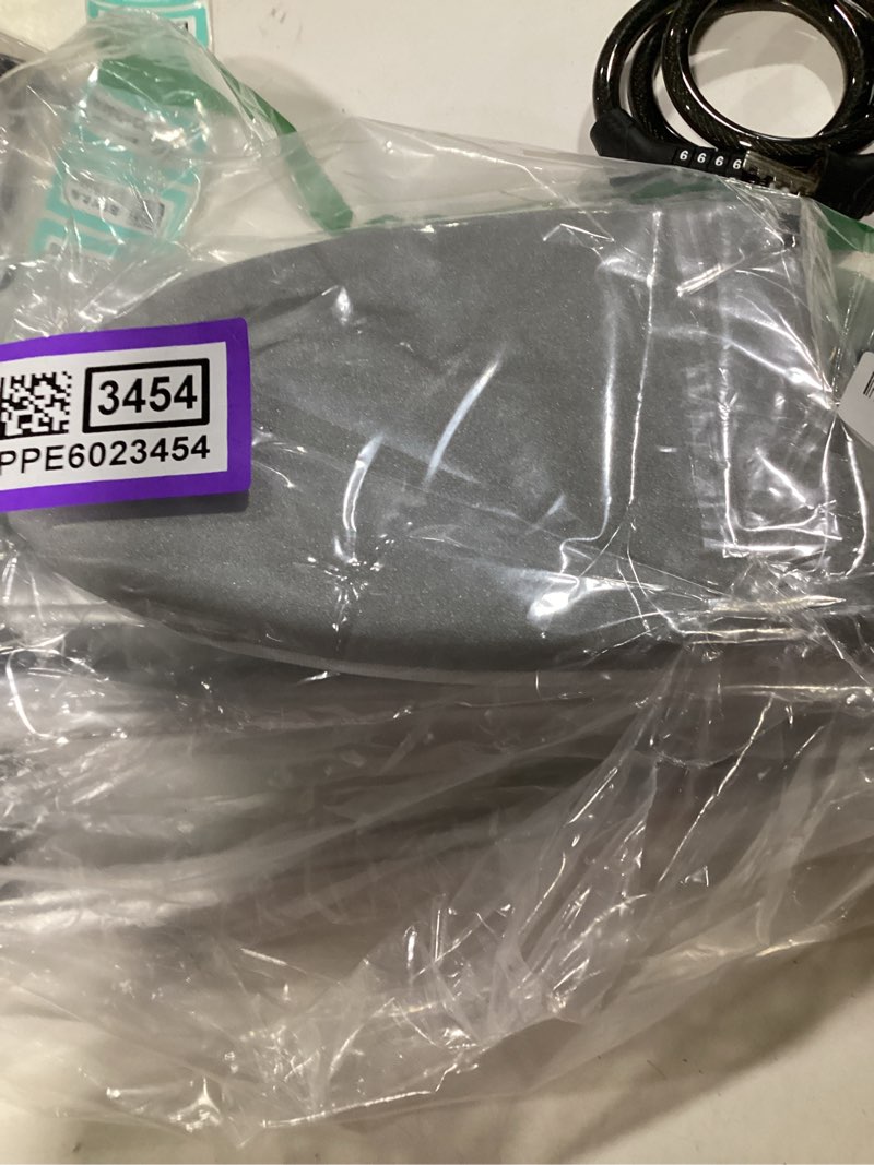 Condition photo showing As Is for garment steamer rack with ironing gloves for clothes, foldable garment & clothes drying rack, adjustable height, garment hanger drying rack for including ironing gloves, clothes rac (grey)