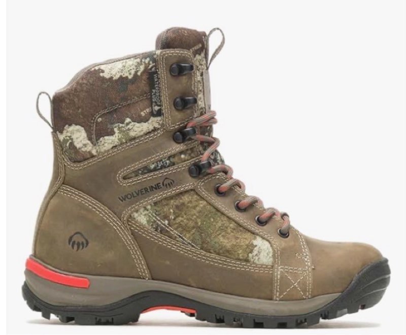 Wolverine Men's Sightline Waterproof Insulated Mid Calf Boot, Gravel/Timber, 6 Wide