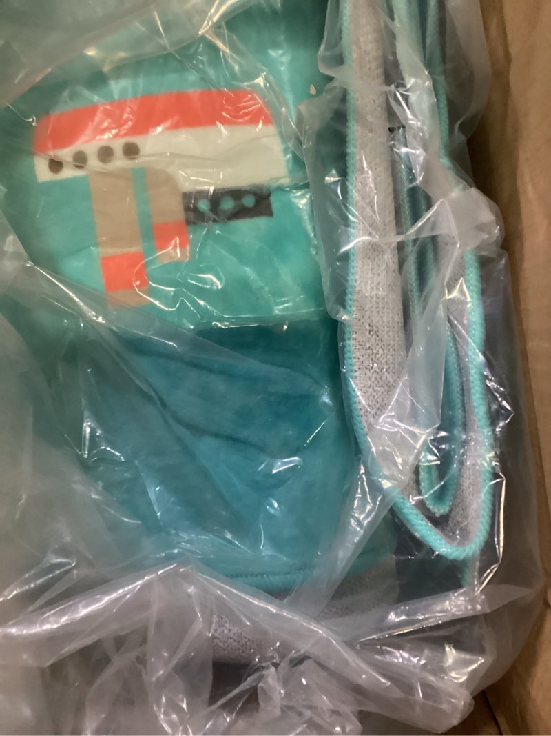 Condition photo showing Good Condition for Large 8x10 Playroom Rugs - Kids Play Rug for Classroom Elementary, Bedroom, Living Room, Washable Soft Cute World Map Carpet with Ocean, Continents & Animals 8' x 10' (Rectangular) Blue Animal Map