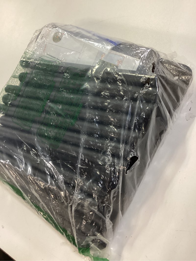 Condition photo showing Good Condition for AZERPIAN Plant Stand 5 Tier Indoor Metal Flower Shelf for Multiple Plants Corner Tall Flower Holders for Patio Garden Living Room Balcony Bedroom, Black Oak (5 Tier-Black Oak) 5 Tier-Black+Black Oak