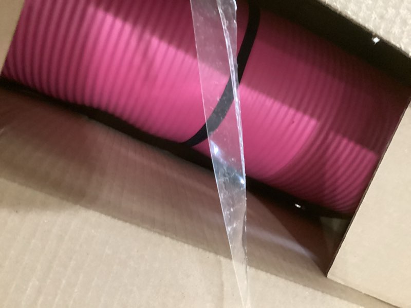 Condition photo showing Good Condition for amazon basics extra thick exercise yoga mat with carrying strap pink 1/2 inch