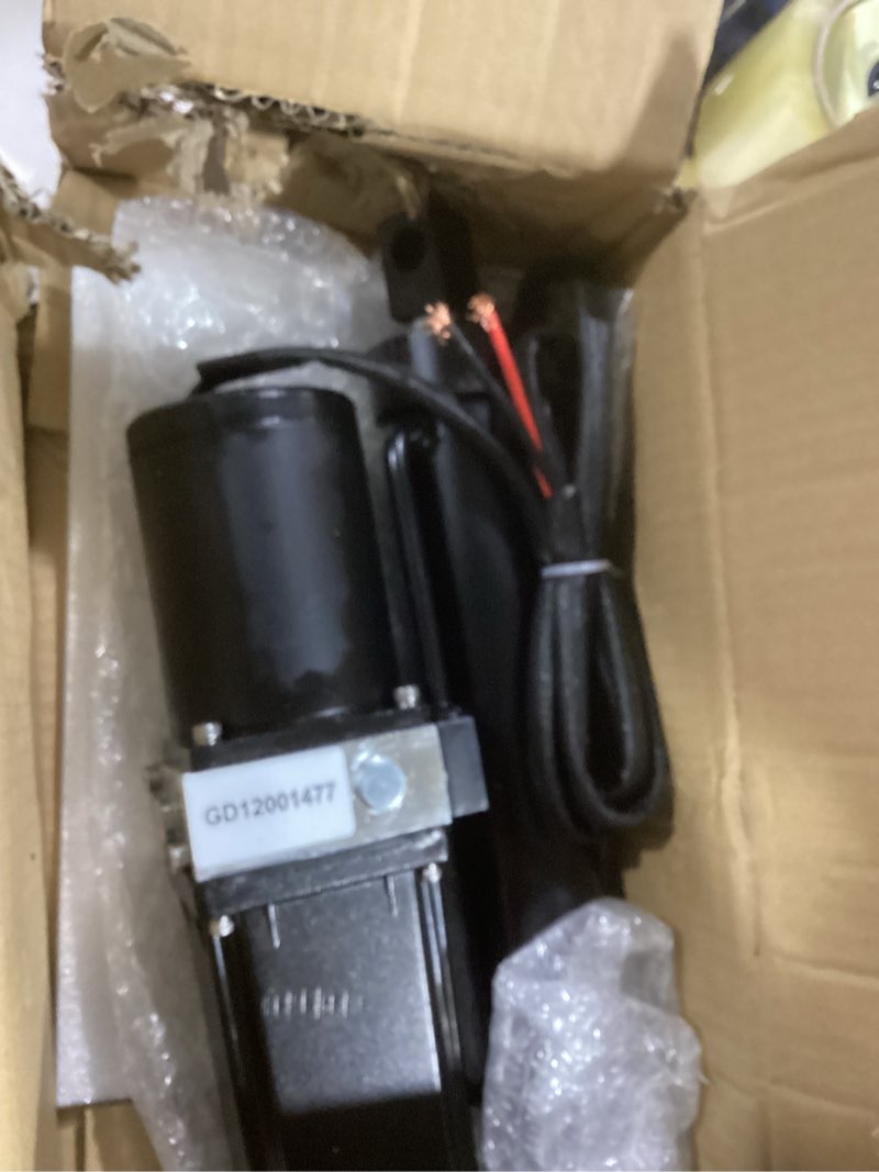 Condition photo showing Good Condition for JEENDA DC 12V 8" Hydraulic Motor Heavy Duty Electric Linear Actuator 1760lbs Compatible with Dump Trailers, Lift Tables, Solar Tracking System, Wheelchair Lift,Tractors,Cleaning Vehicle