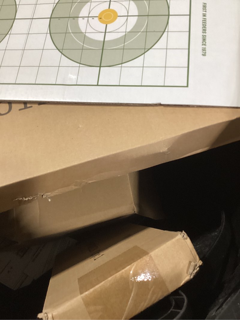 Condition photo showing As Is for moultrie 250 lb pro hunter iii deer feeder - bluetooth app control, 10 daily feed times, pairs with edge 3, mfg-15104