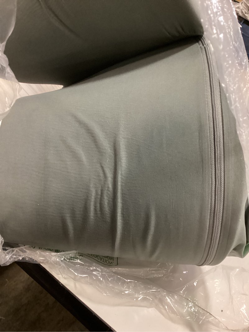 Condition photo showing As Is for Vekkia King Bed Wedge Pillow for Headboard/Bed Gap Filler/Headboard Pillow,Pillow Wedge for Headboard Gap(0-6"),Bed Gap Pillow,Stop Loosing Your Pillows,Phone