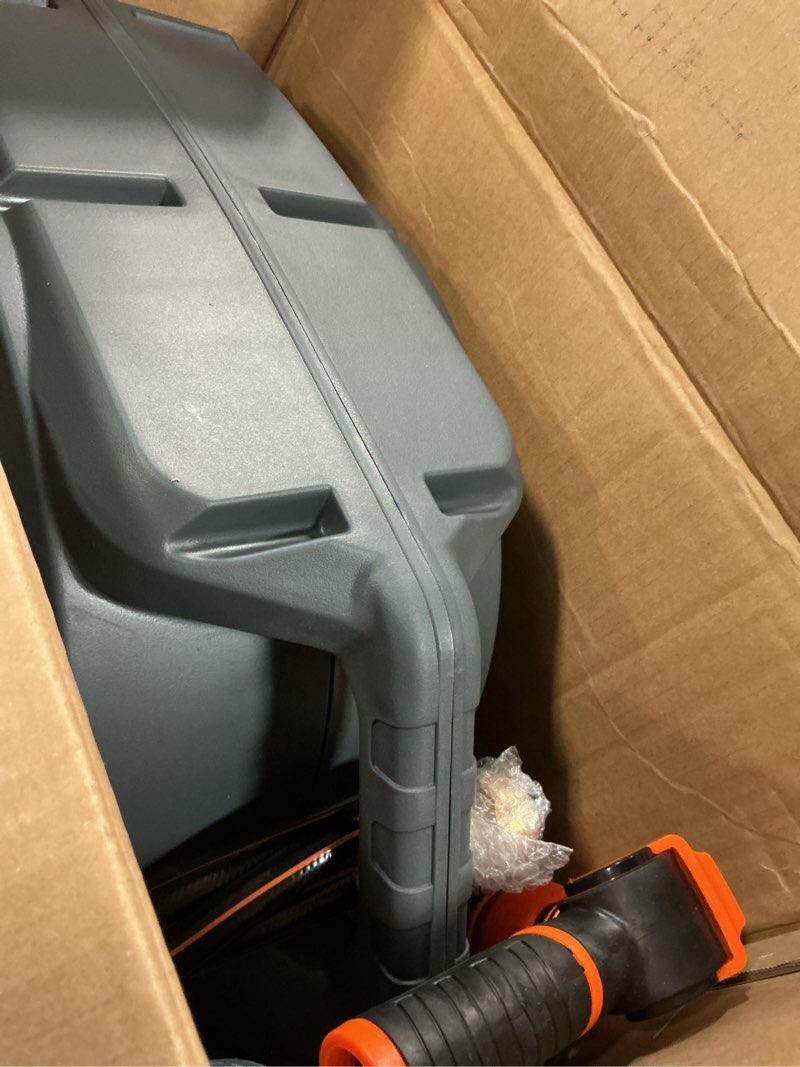 Condition photo showing As Is for Giraffe Tools Hose Reel 1/2‘’ 78 ft, Heavy Duty Retractable Garden Hose Reel with Any Length Lock, Slow Return System, Wall Mounted and 180 Deg Swivel Bracket 1/2 78FT