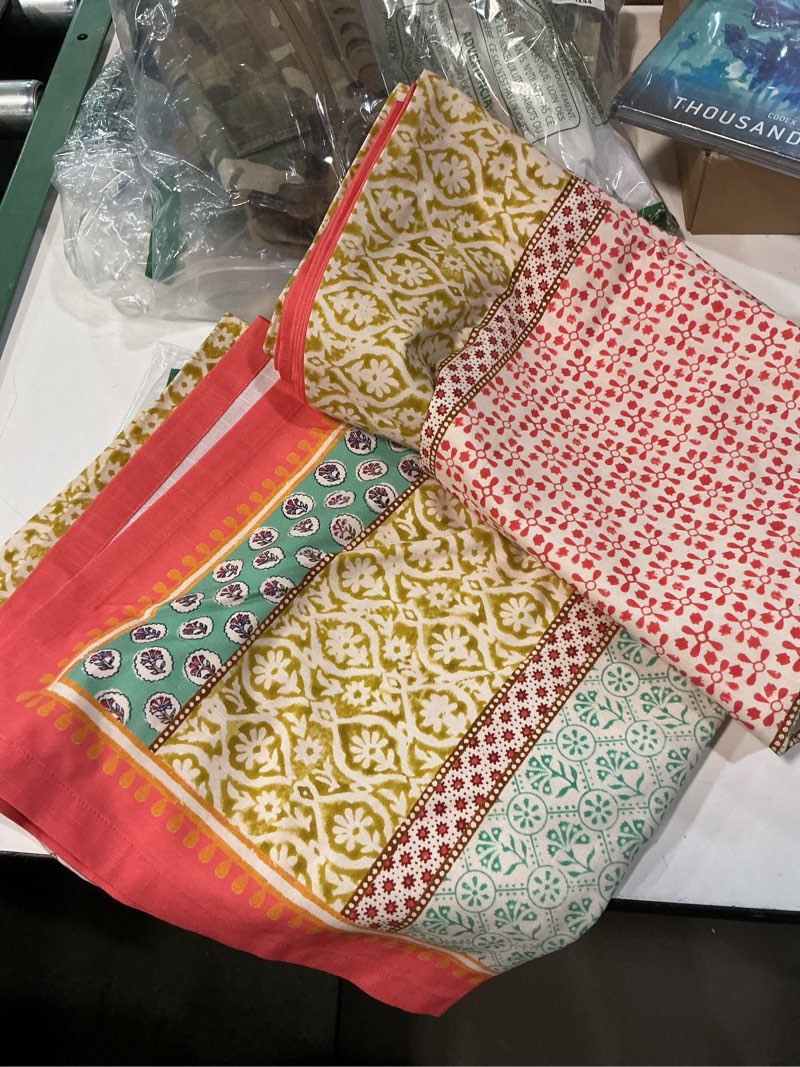 Condition photo showing Good Condition for maison d' hermine table cloth rectangle table 100% cotton 60 x 108 inches tablecloth reusable decorative for dining kitchen room farmhouse home easter decorations spring summer - provence 004 - provence 108" x 60" (rectangular)