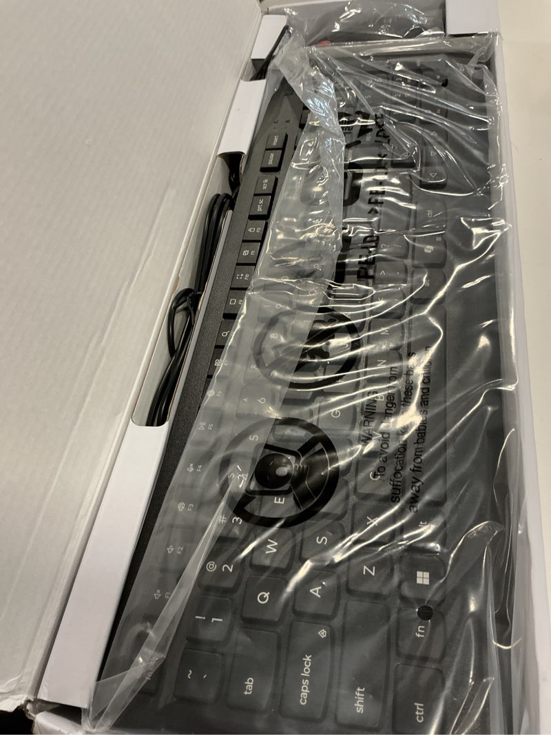 Lenovo 300 USB Combo, Full-Size Wired Keyboard & Mouse, Ergonomic, Left or Right Hand Mouse, Optical