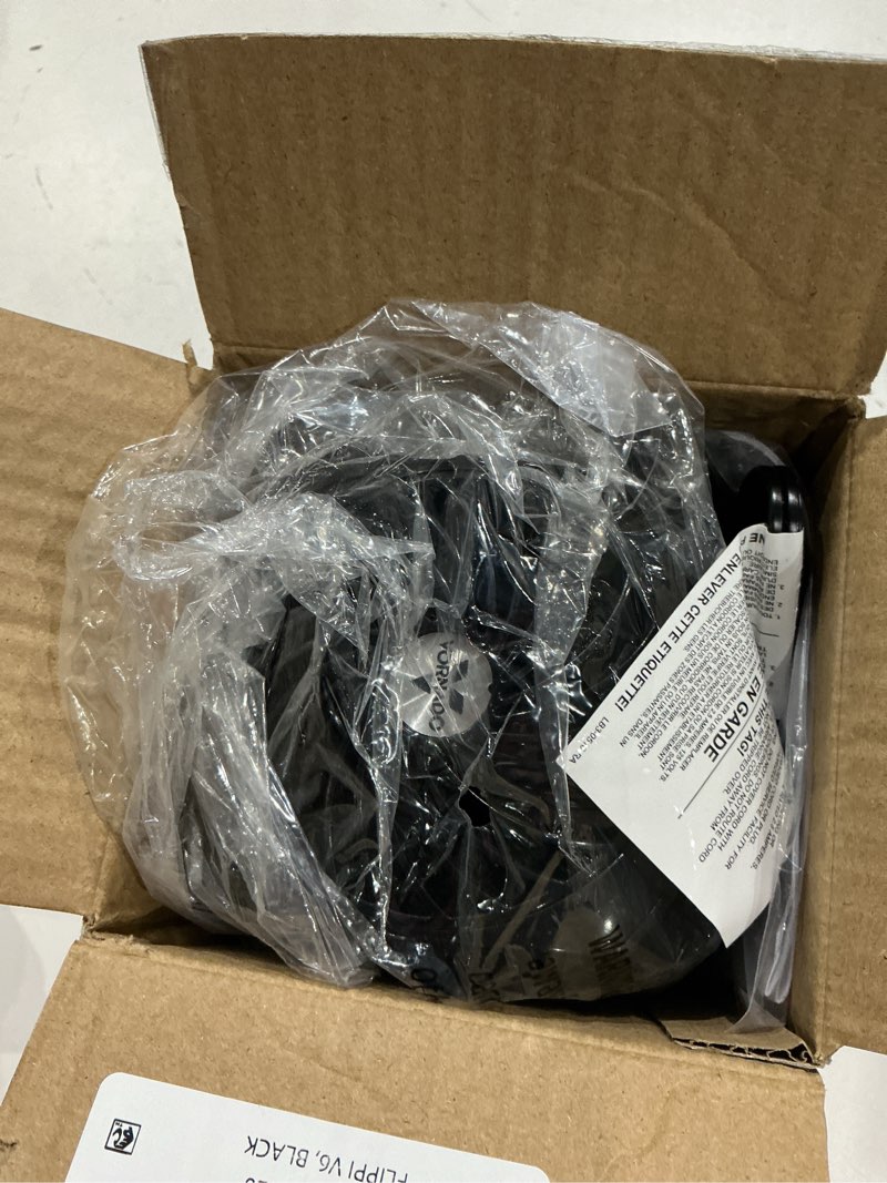 Condition photo showing Good Condition for vornado flippi v6 compact air circulator fan, adjustable head, 2 speeds, black