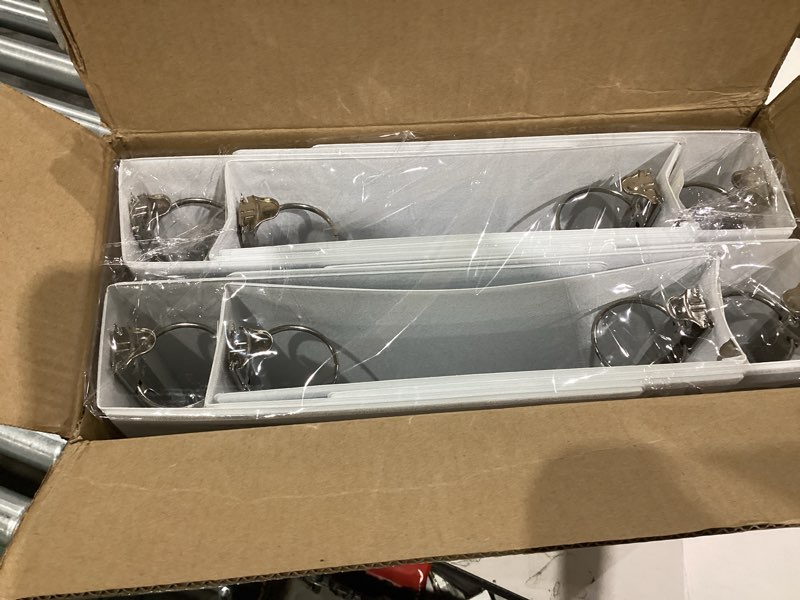 Condition photo showing New/Like New for SUNEE 3 Ring Binder 2 Inch 8 Pack, Clear View Binder Three Ring PVC-Free (Fit 8.5x11 Inches) for School or Office Supplies, White 2 Inch 8 Pack White