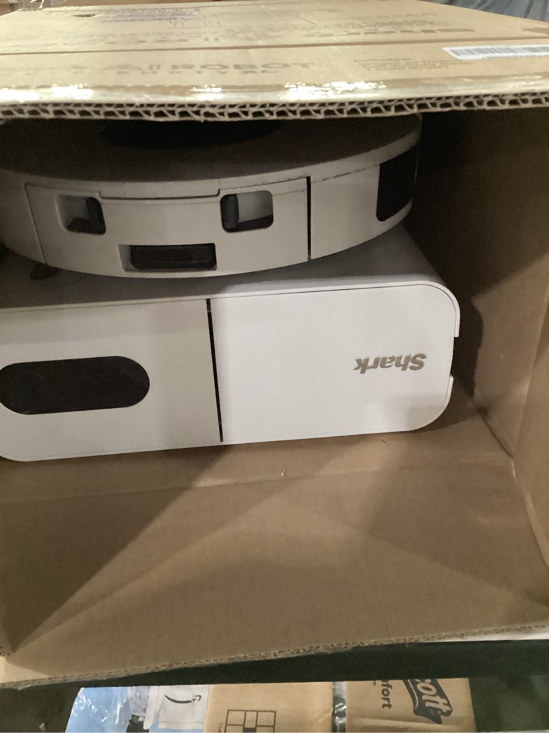 Condition photo showing New/Like New for Shark AI Ultra Voice Control Robot Vacuum with Matrix Clean Navigation, Home Mapping, 60-Day Capacity, XL Self-Empty Base for Homes with Pets, Carpet & Hard Floors, Cool Grey