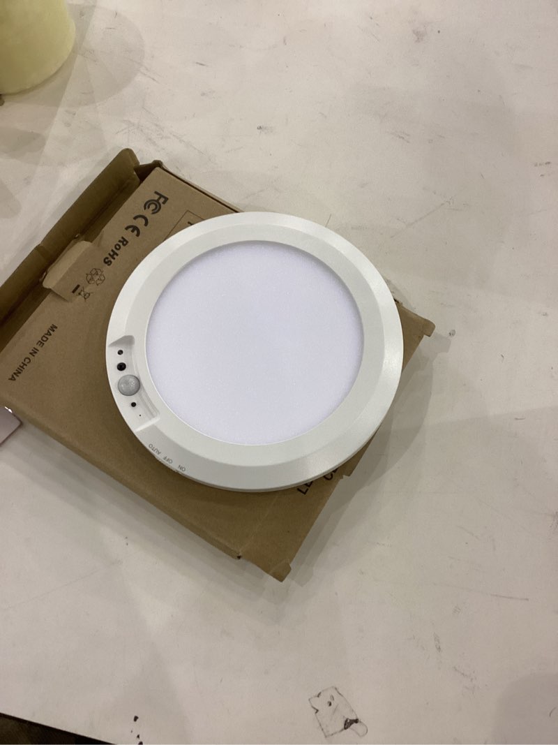 Yunaking Rechargeable Ceiling Light with Motion Sensor: Battery Operated LED Closet Light with Remot