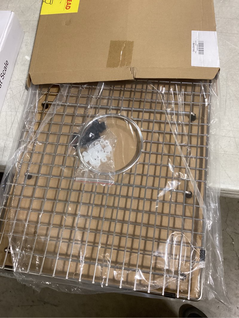 Condition photo showing New/Like New for Serene Valley Sink Bottom Grid 21" X 15-1/2", Centered Drain with Corner Radius 3/8", Sink Protector SVH2116C